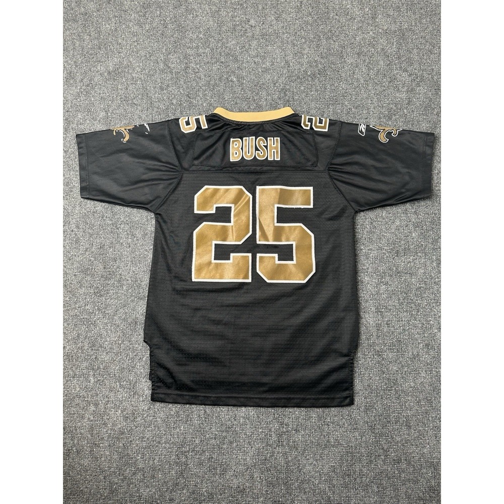 Youth Jersey Football Reebok New Orleans Saints Reggie Bush #25, Size L (14-16)